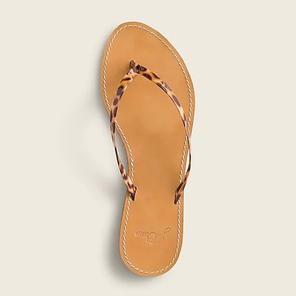 J Crew Capri sandals with faux-tortoise strap NWT - Picture 2 of 7